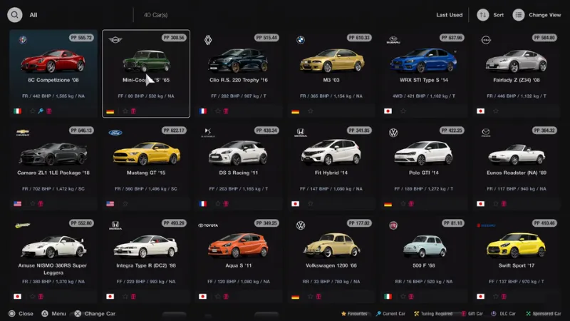 How can we sell duplicate cars in GT7