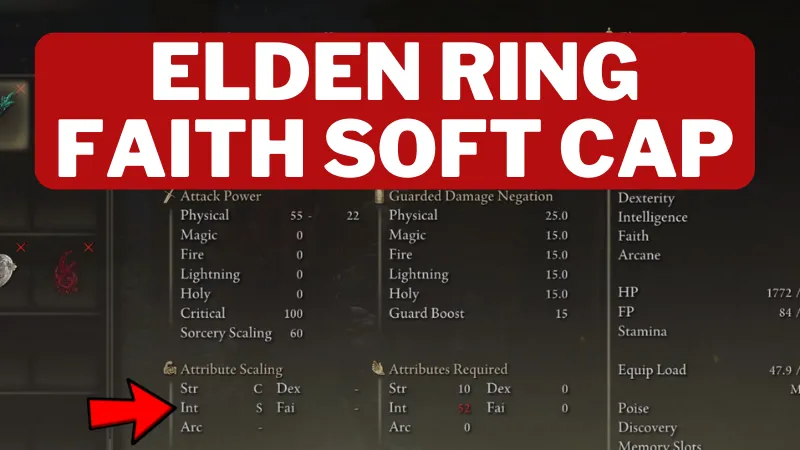 Elden Ring Faith Soft Cap