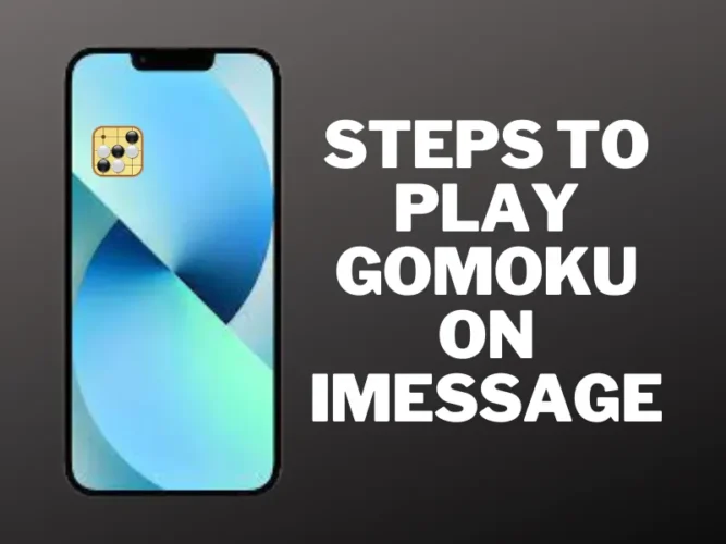 Steps to Play Gomoku on IMessage