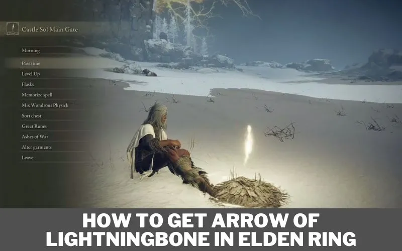 How To Get Arrows In Elden Ring | Fire & Bone Arrows Craft